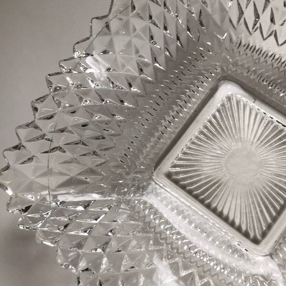 Depression Glass candy dish. - Picture 4 of 9